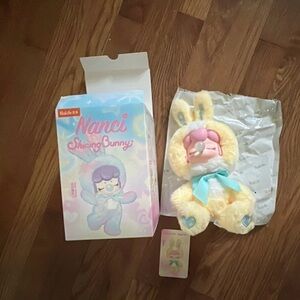 NANCI Shining Bunny Figure Warm Elf